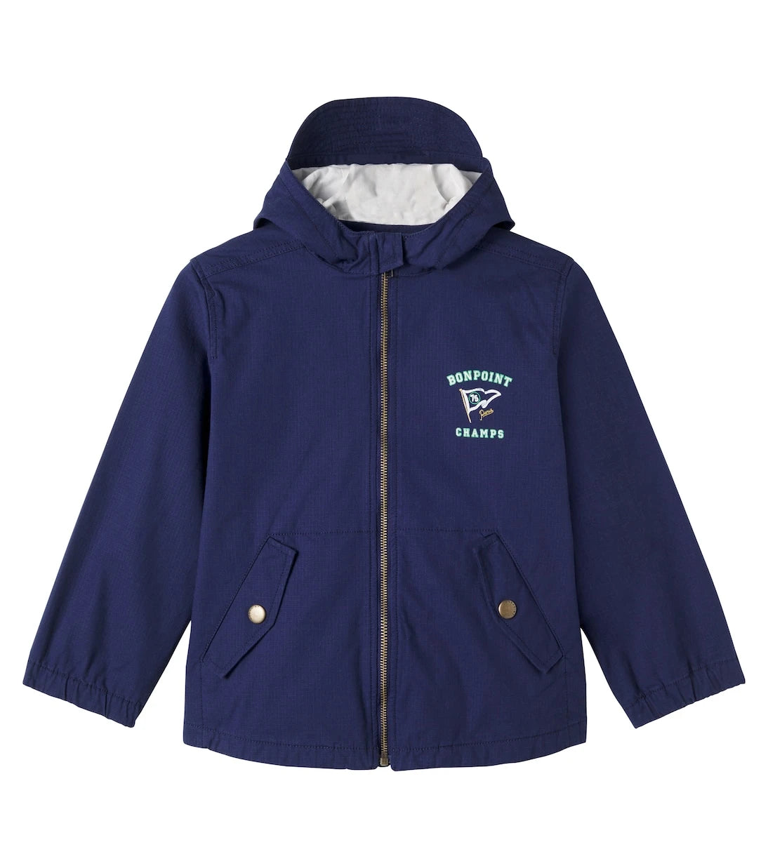 Bonpoint - Léon patch-appliqué rain jacket