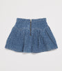 Self-Portrait Kids Tweed-Textured Denim Skirt (3-12 Years)