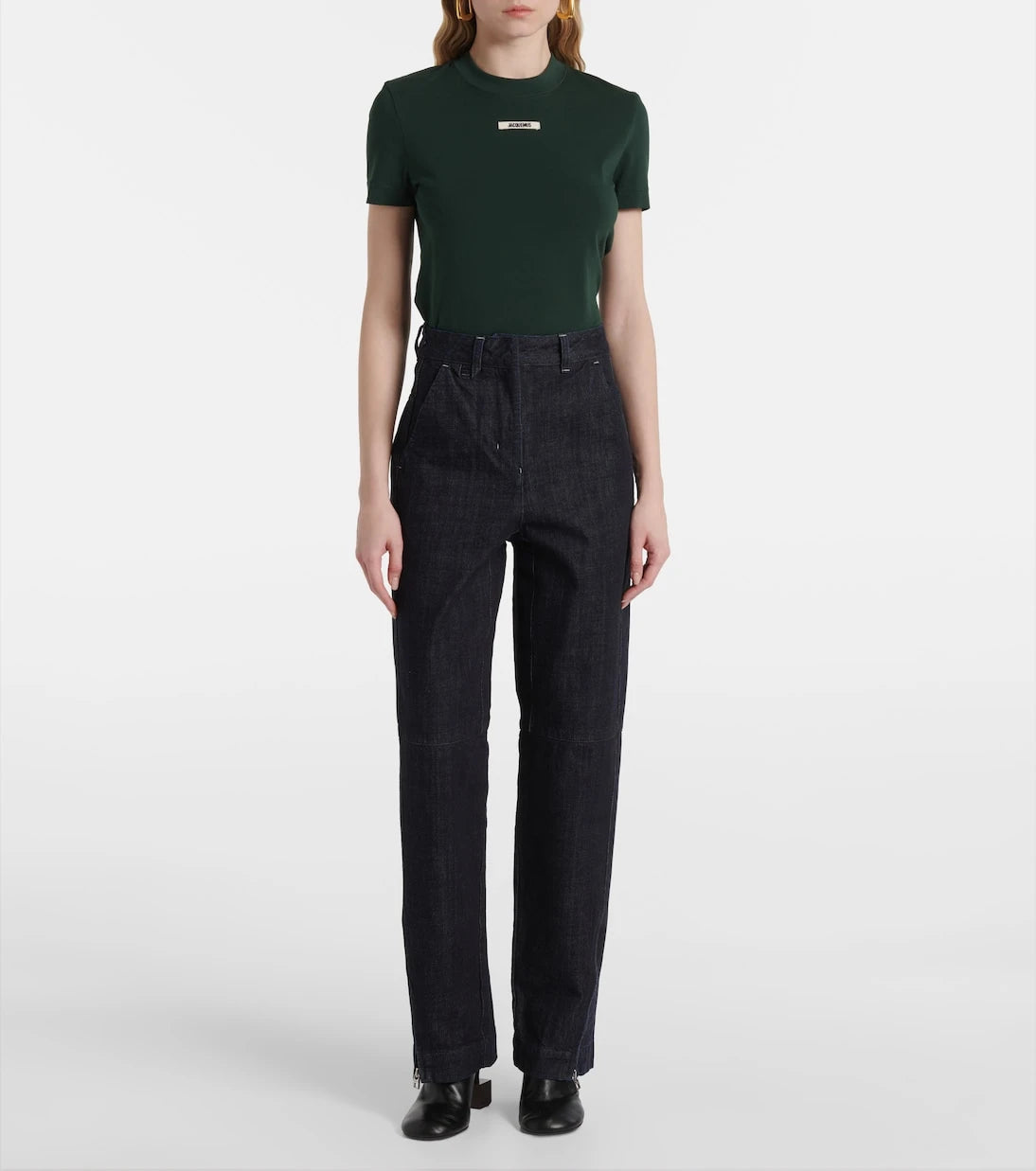 Jacquemus - De-Nîmes high-rise barrel-leg jeans