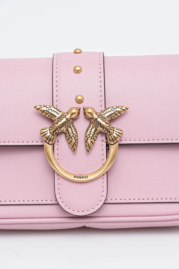 Pinko чанта crossbody дамска от кожа