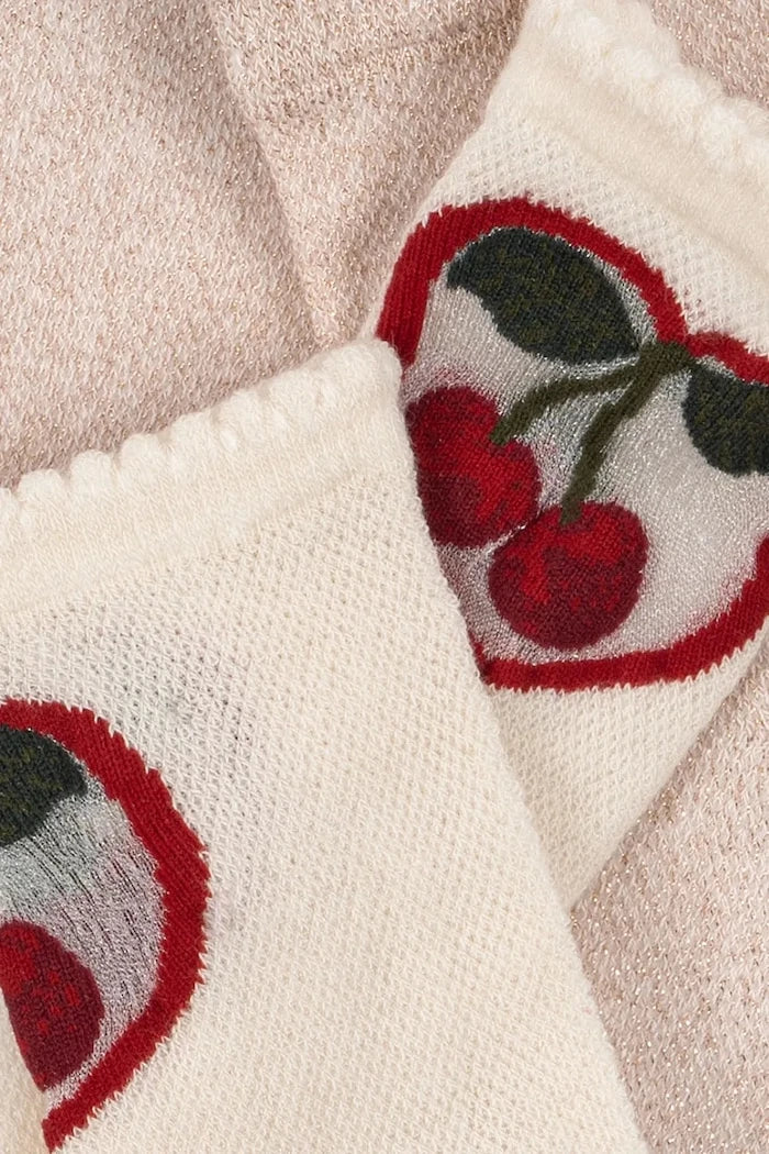 Konges Sløjd чорапи за деца 2 броя CHERRY ROSE SOCKS