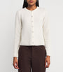 Vince White Soft Bouclé Cardigan