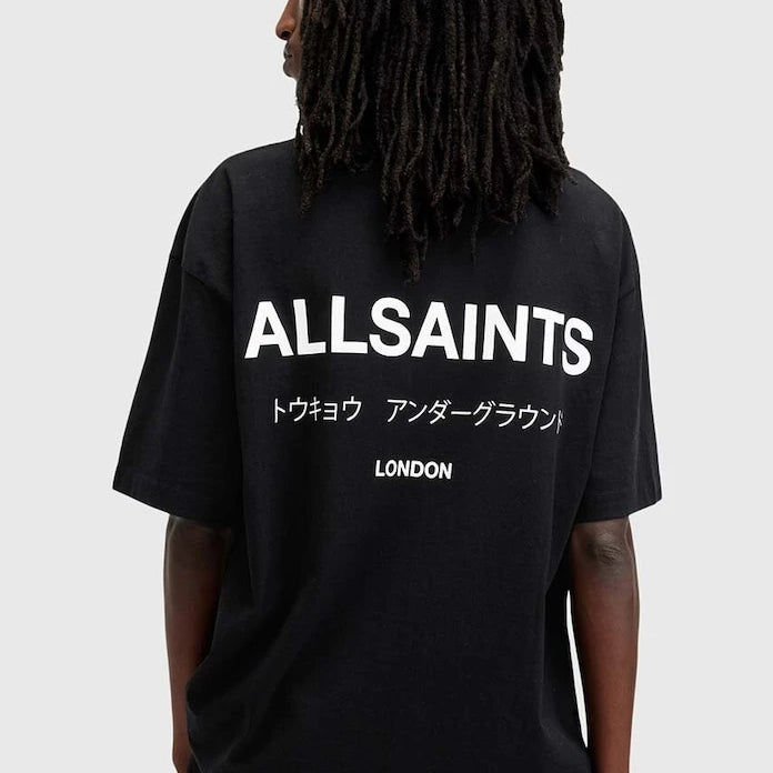AllSaints Erkek Pamuklu Oversize Tişört