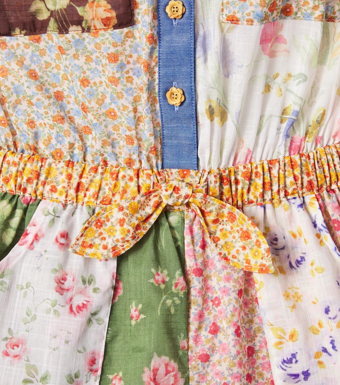 Zimmermann Kids - Lucky floral cotton playsuit