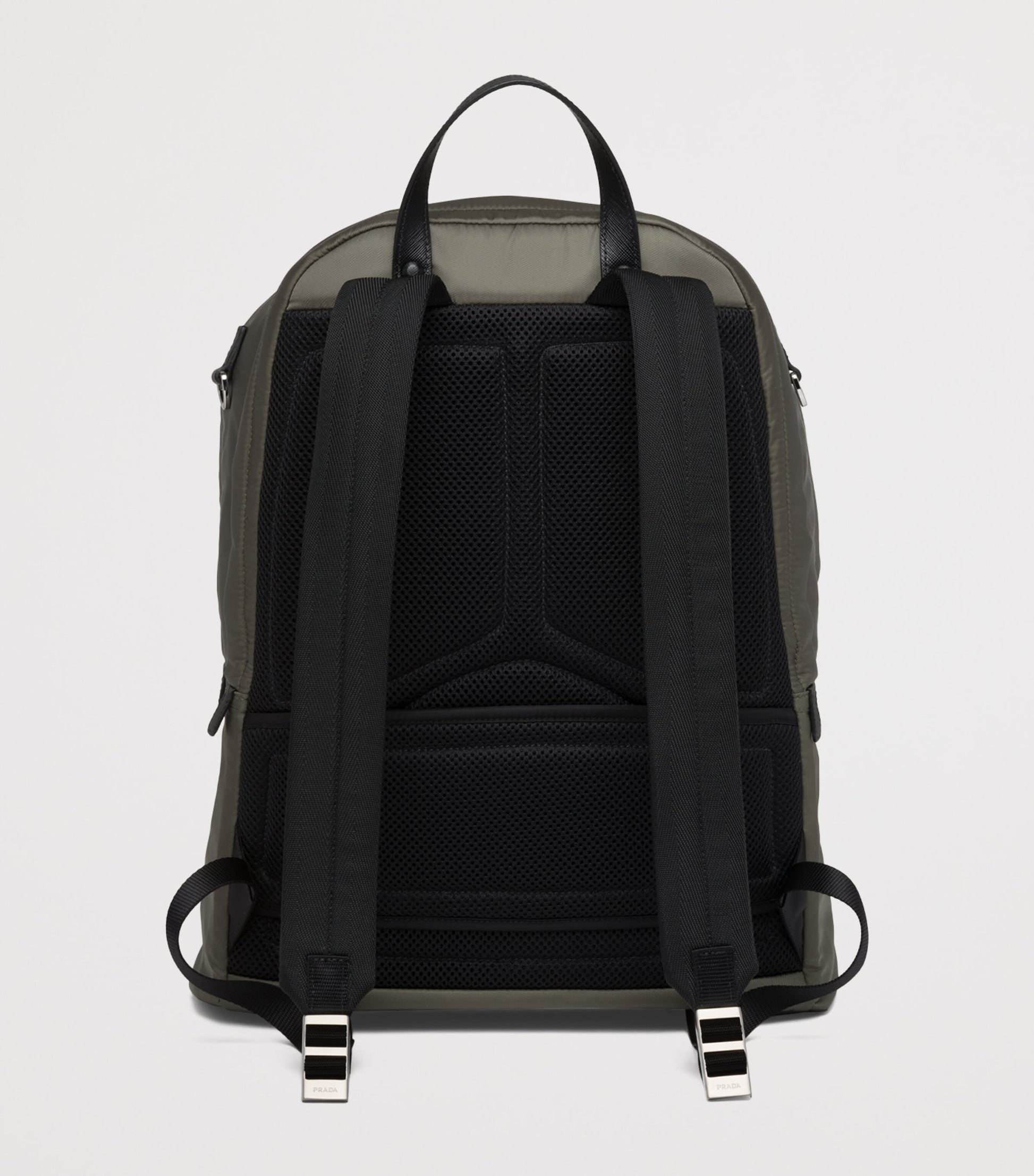 Re-Nylon and Saffiano Leather Backpack