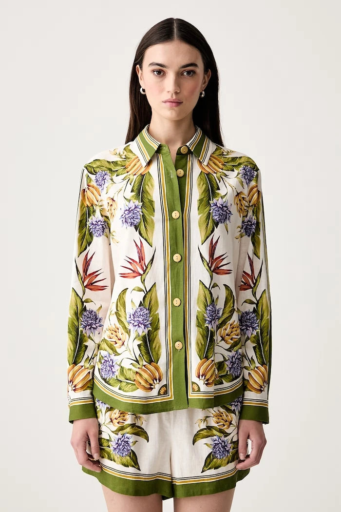 Farm Rio keten kadın gömlek