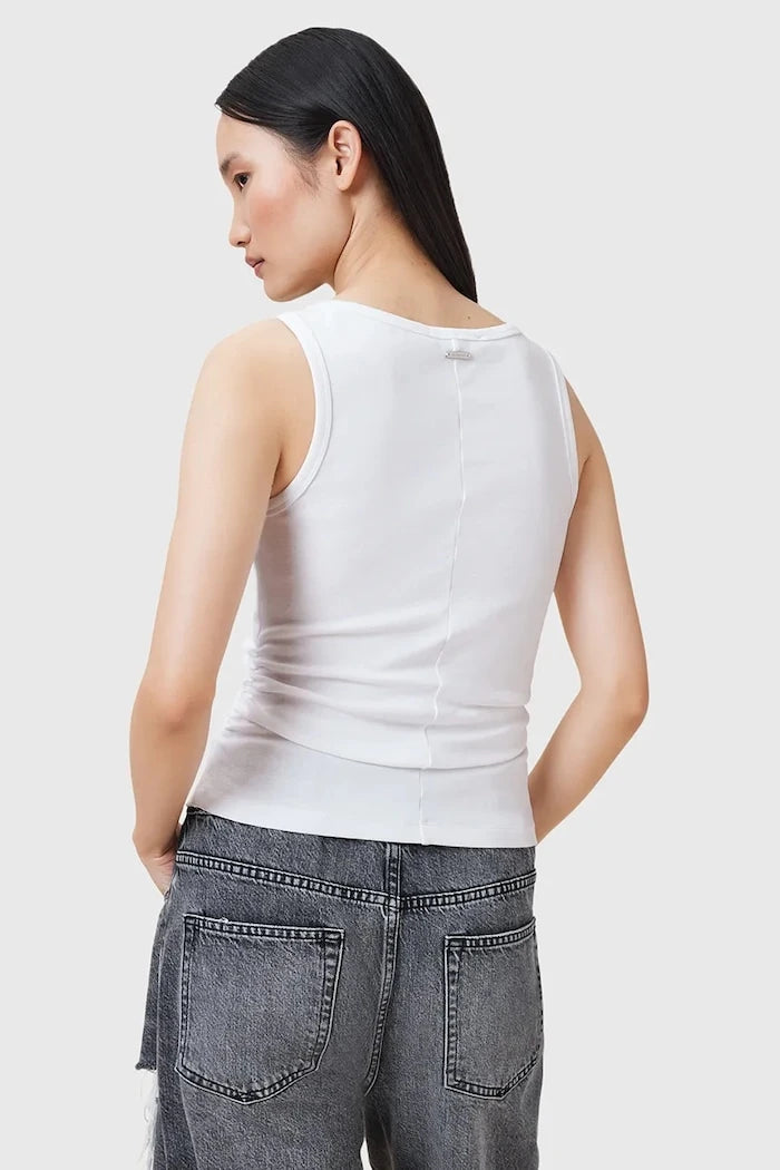 AllSaints pamuk ve elastan kadın üstü KATARINA