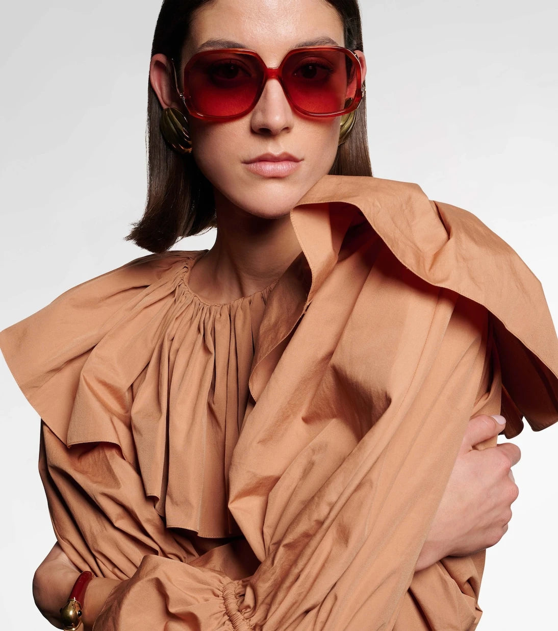 Chloé - Wavy square sunglasses