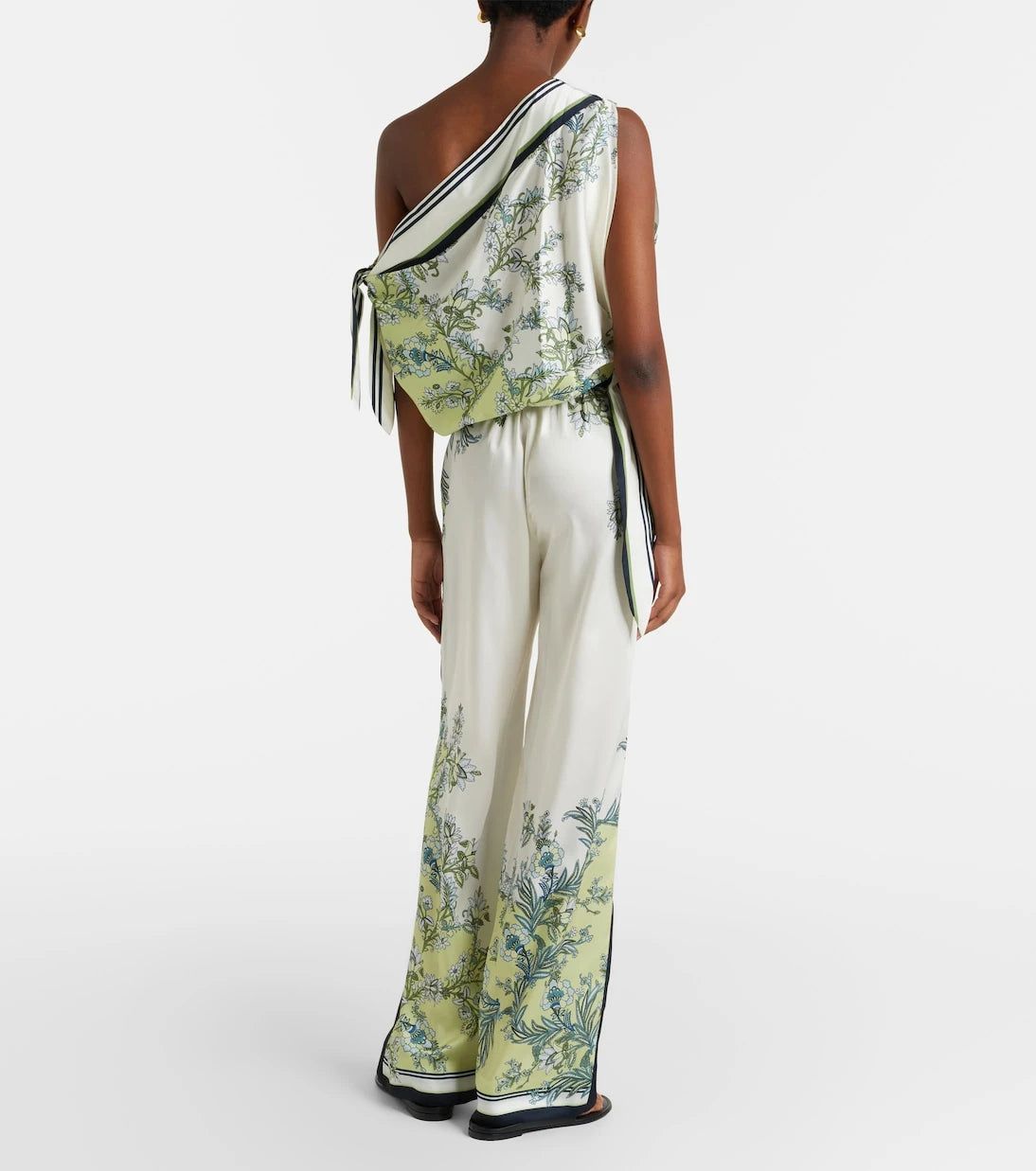 Veronica Beard - Grigore floral twill palazzo pants