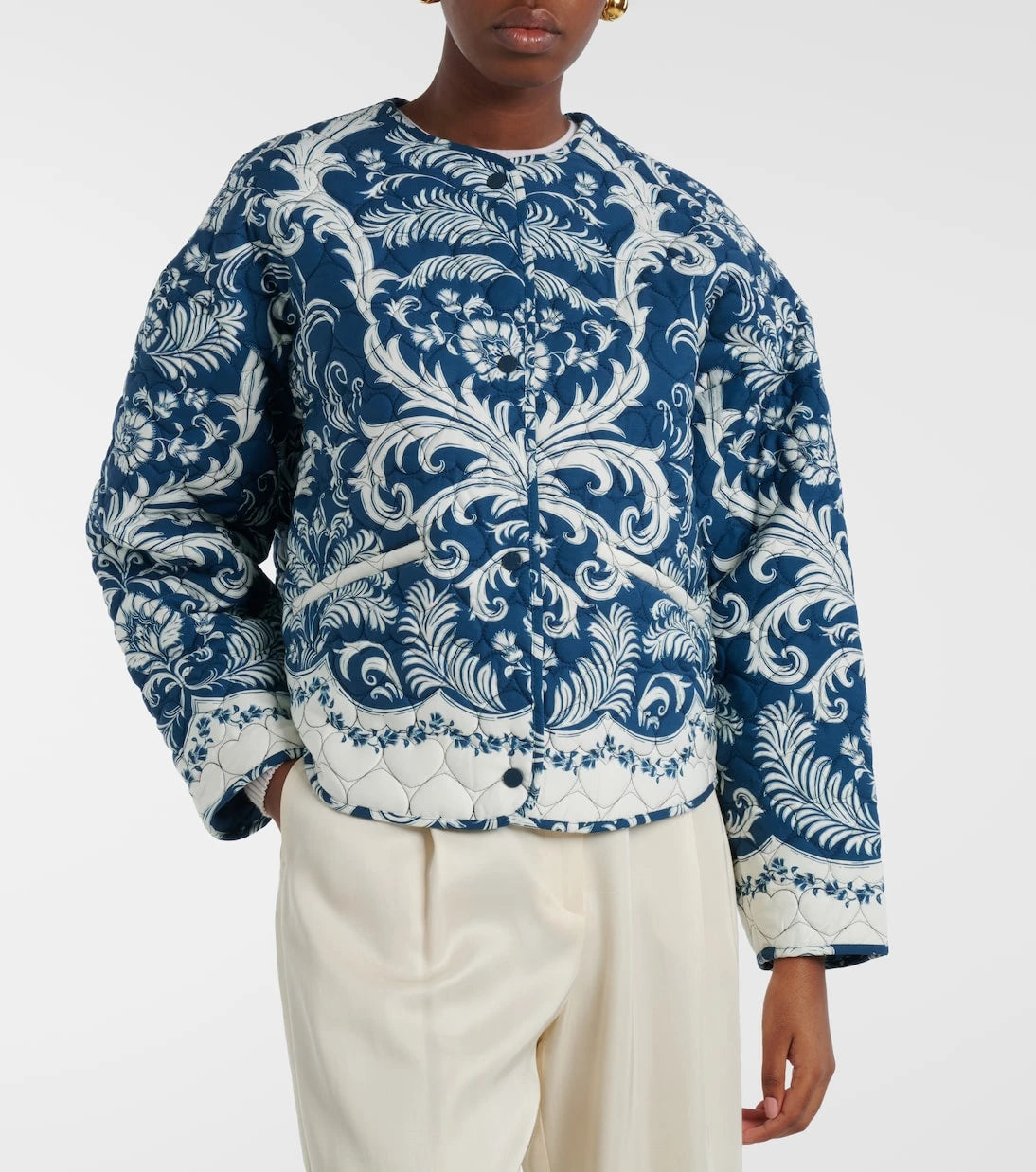 Farm Rio - Printed quilted jacket