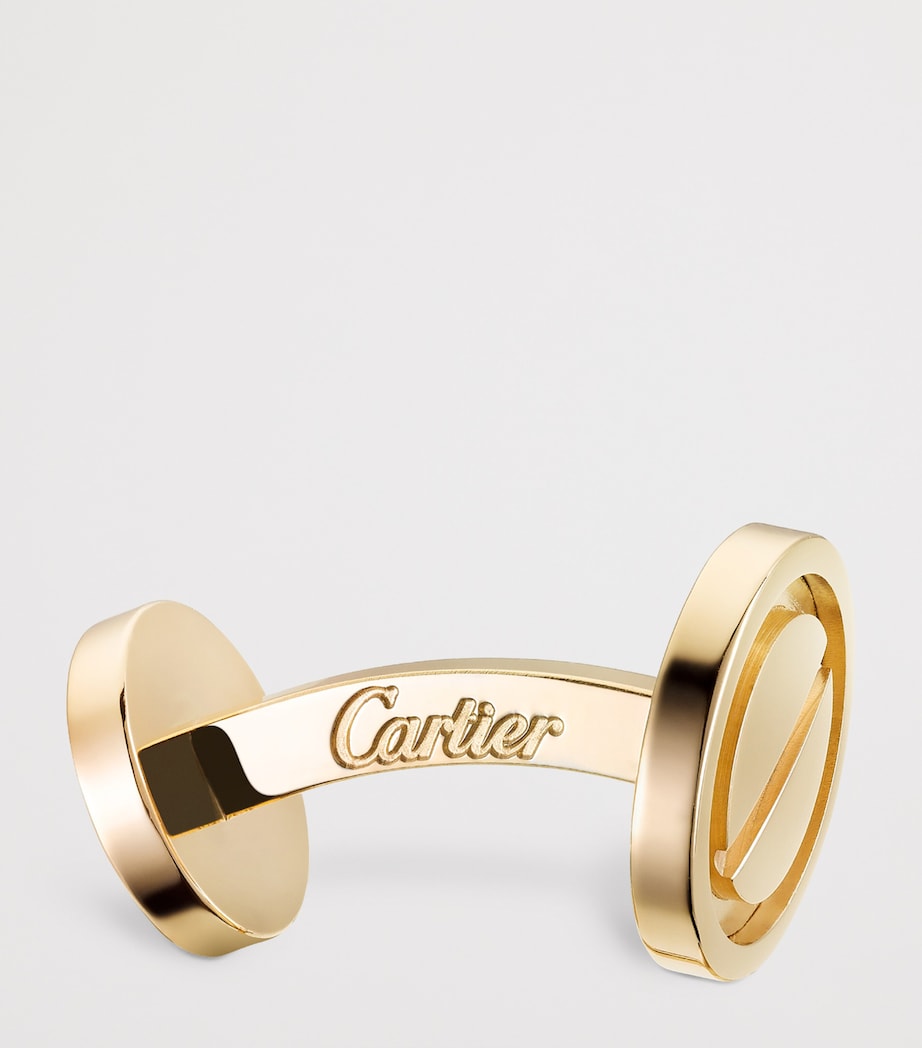 Yellow Gold LOVE Cufflinks