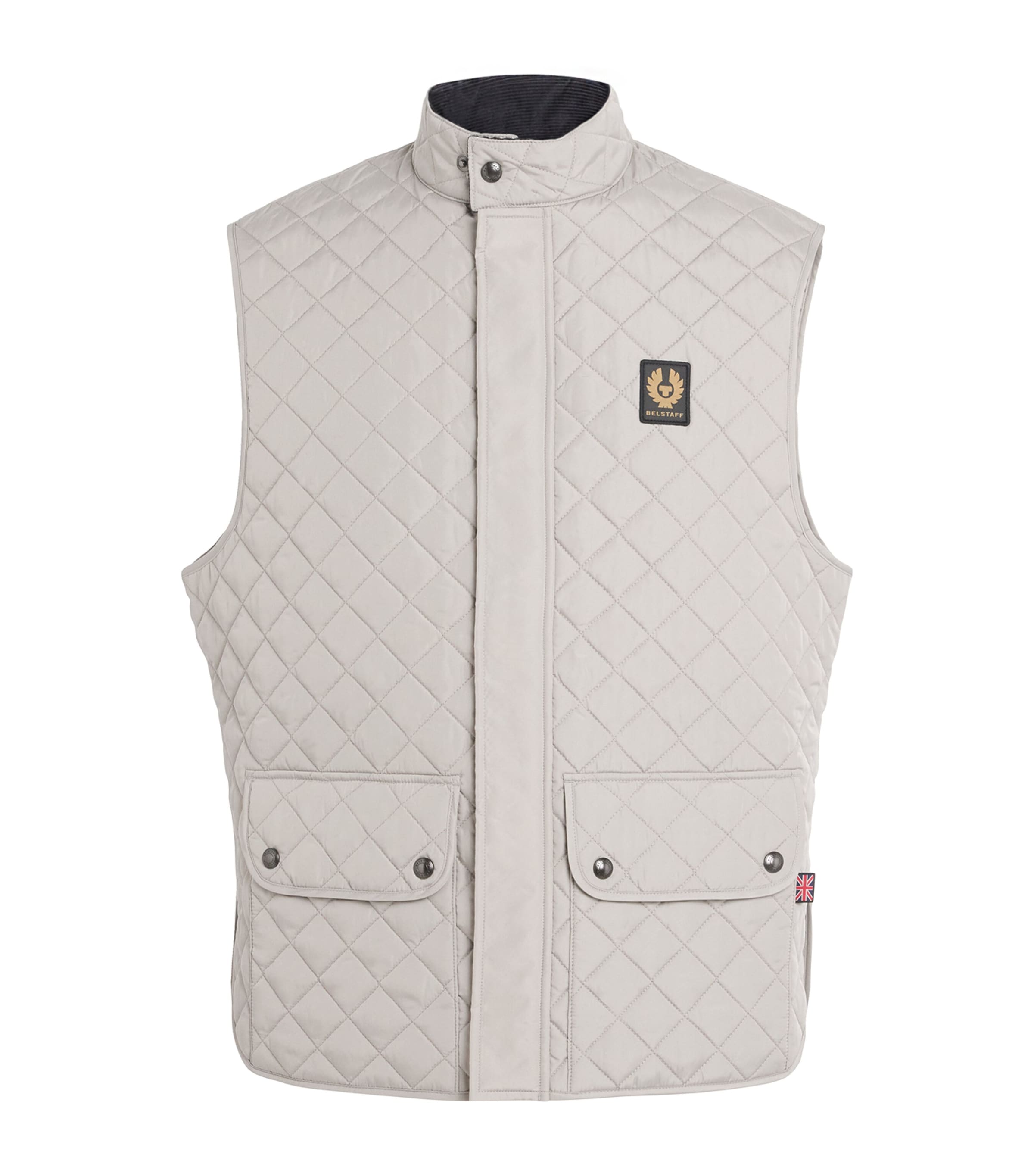 Grey Quilted Icon Gilet