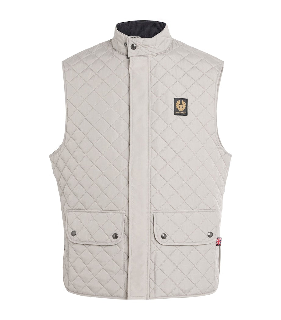 Grey Quilted Icon Gilet