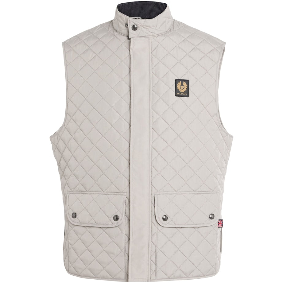 Grey Quilted Icon Gilet