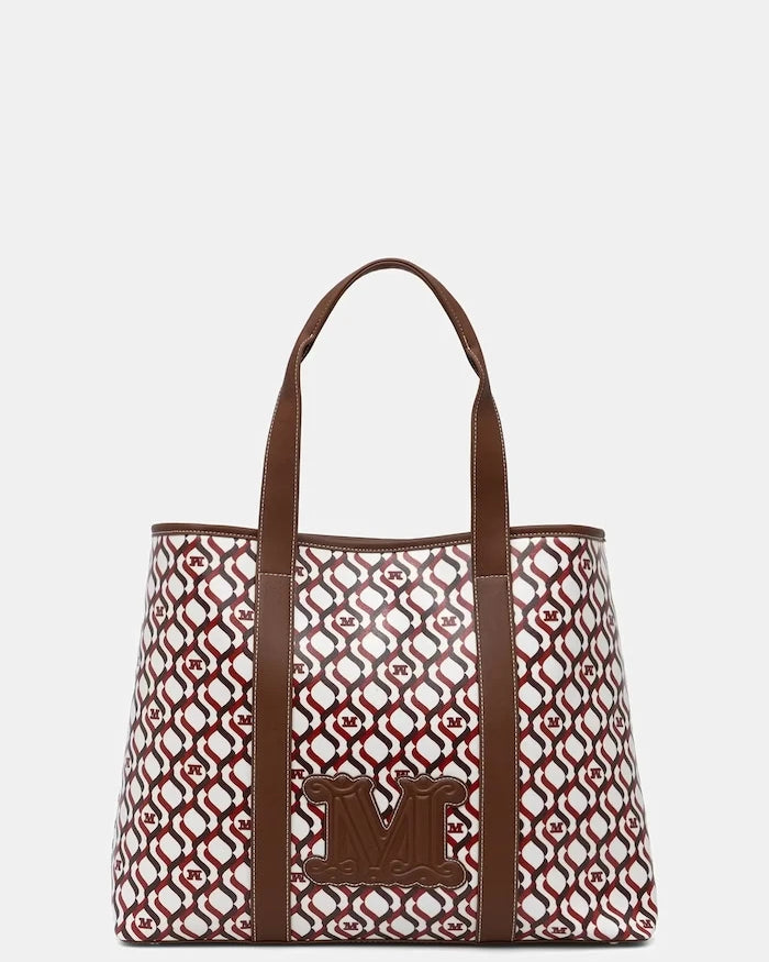 Max Mara Beachwear Kadın Sahte Deri Alışveriş Çantası FARNETO