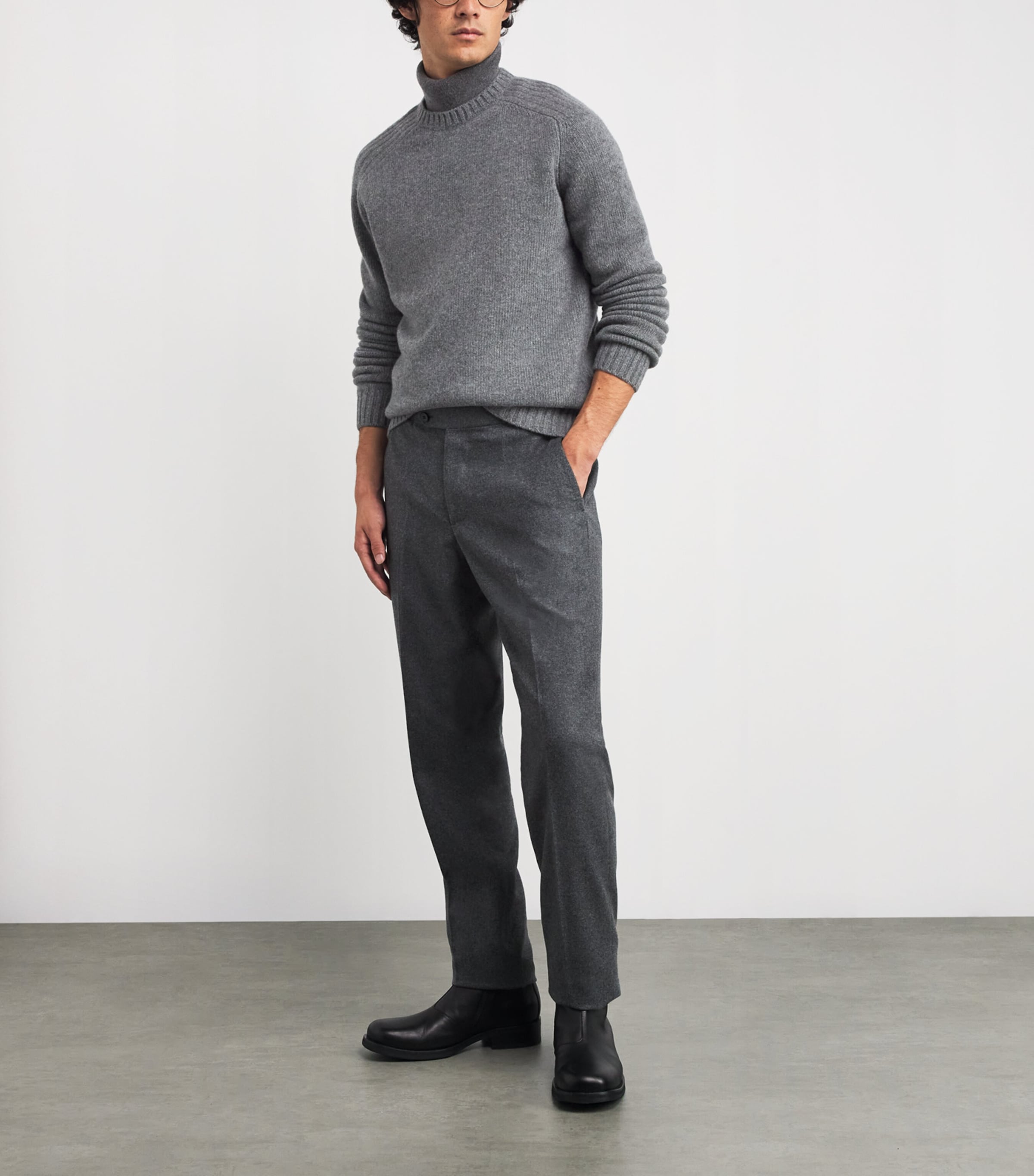 Grey Wool Sweater