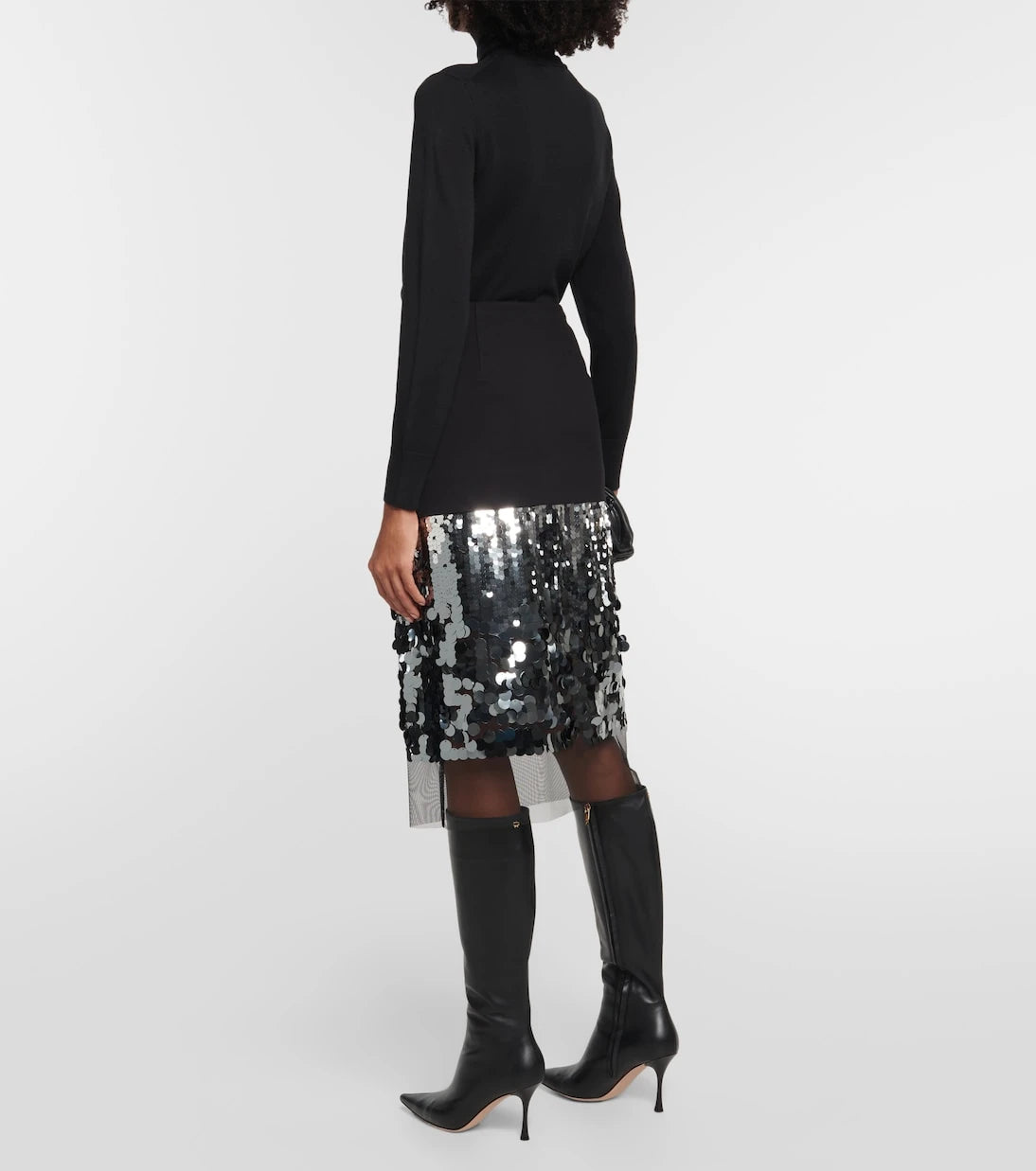 Dorothee Schumacher - Sequin-trimmed midi skirt