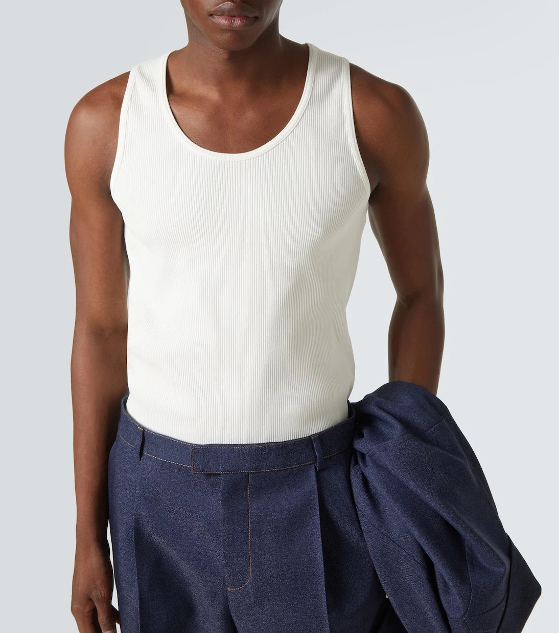 Bottega Veneta - Cotton-blend jersey tank top