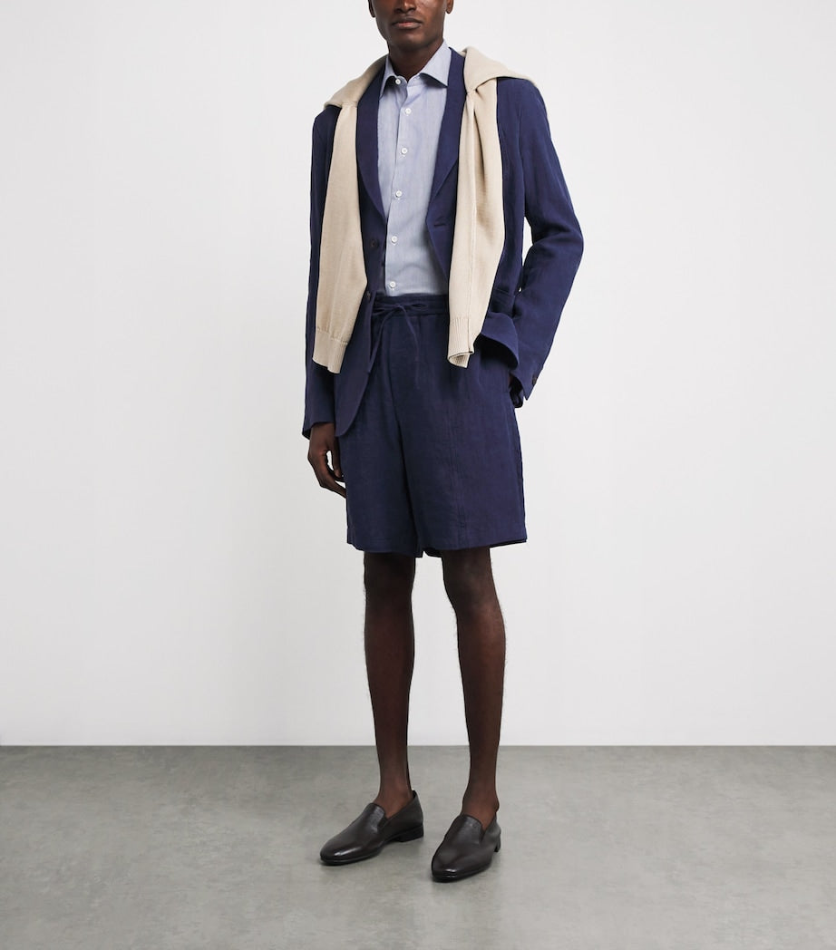 Linen Bermuda Shorts