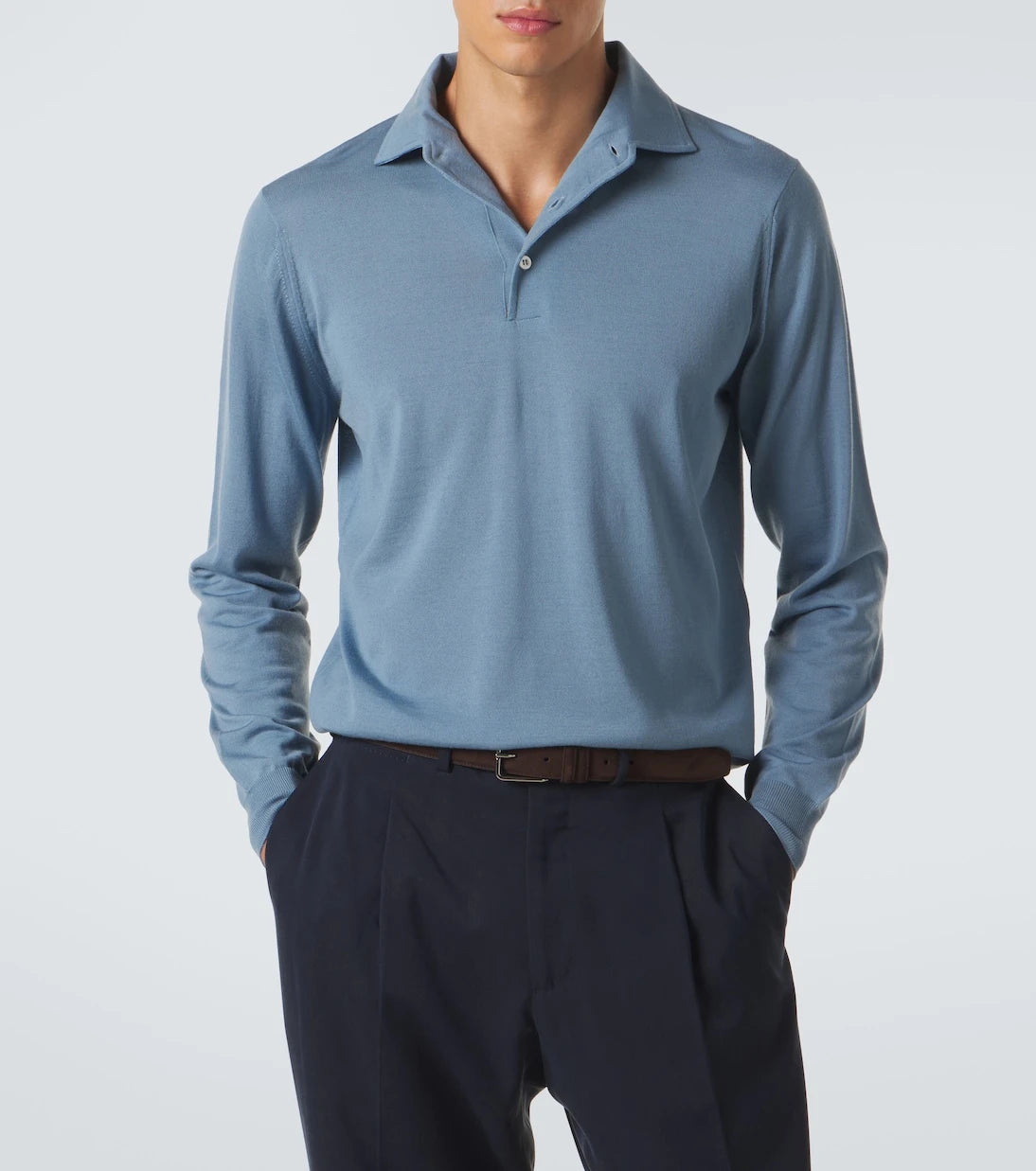 Lardini - Wool polo sweater