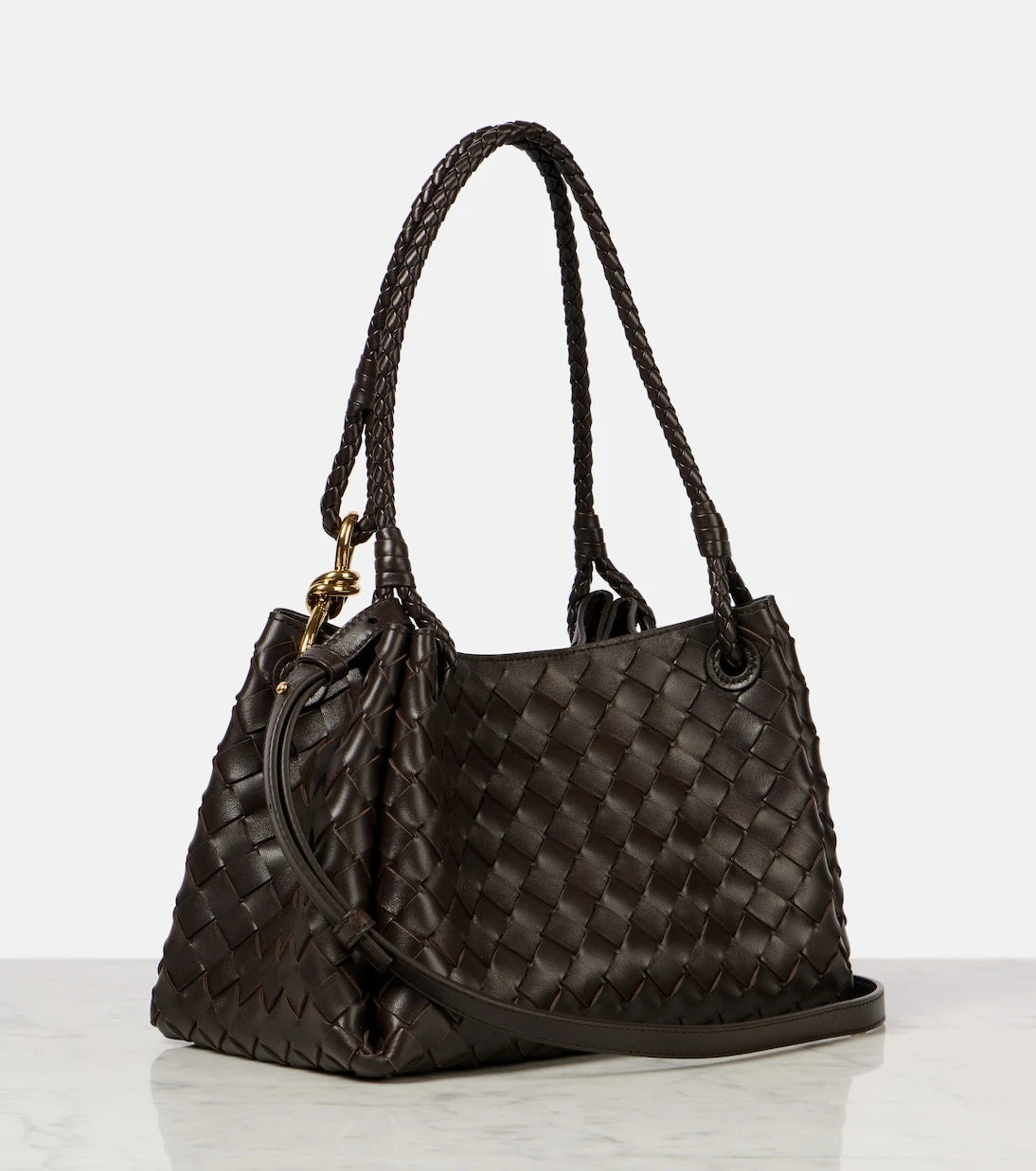 Bottega Veneta - Parachute Medium Intrecciato leather tote bag