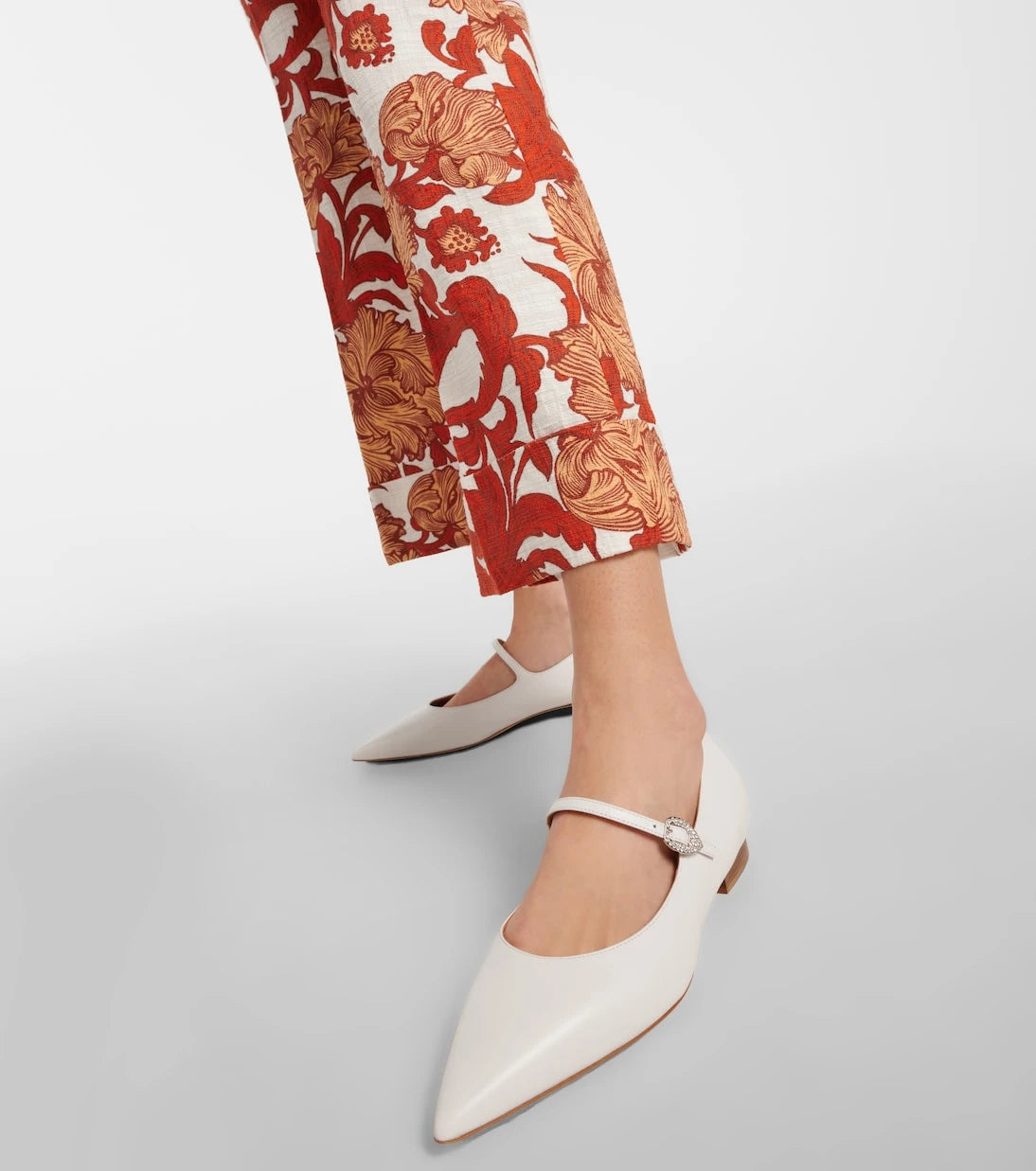 Malone Souliers - x Tabitha Simmons Kate leather ballet flats