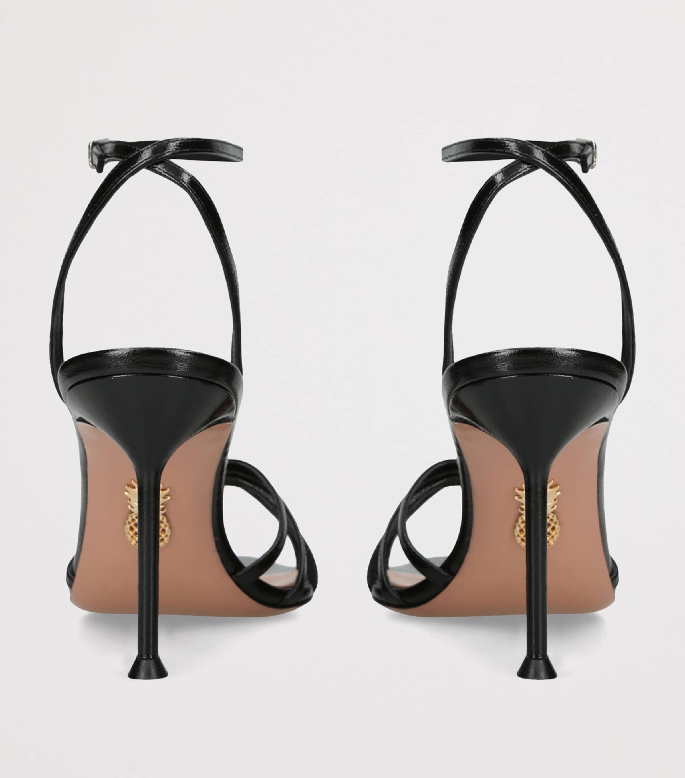 Aquazzura Leather Tell Me Sandals 85