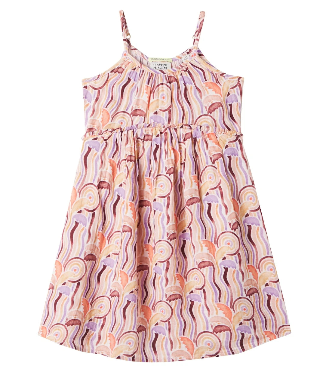 Scotch & Soda Kids - Printed cotton dress