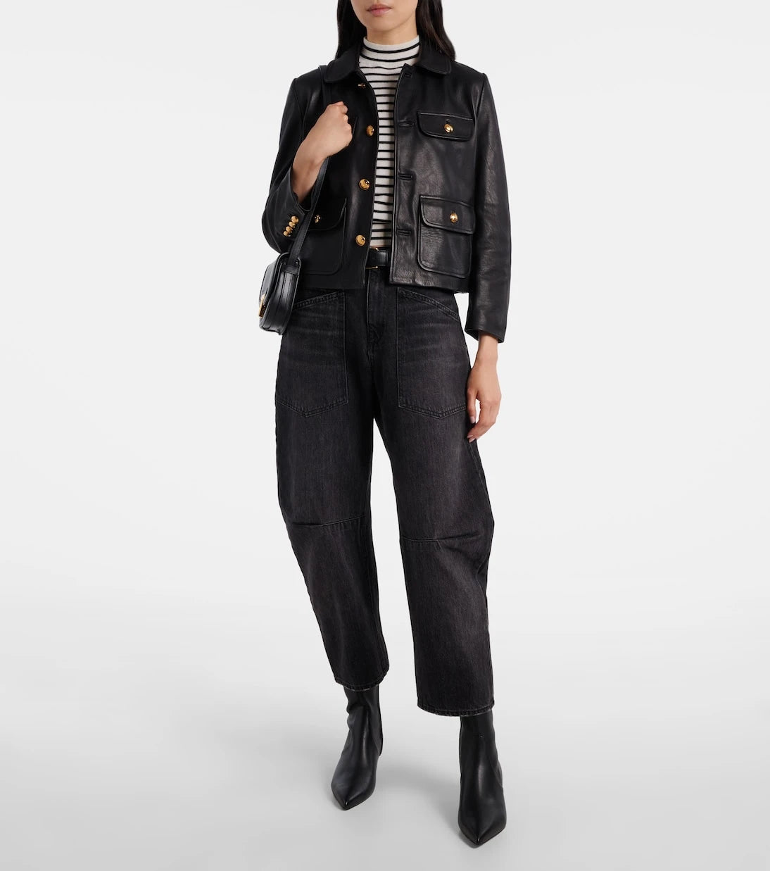 Veronica Beard - Lisa leather ankle boots