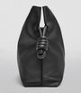 Black Leather Flamenco Purse
