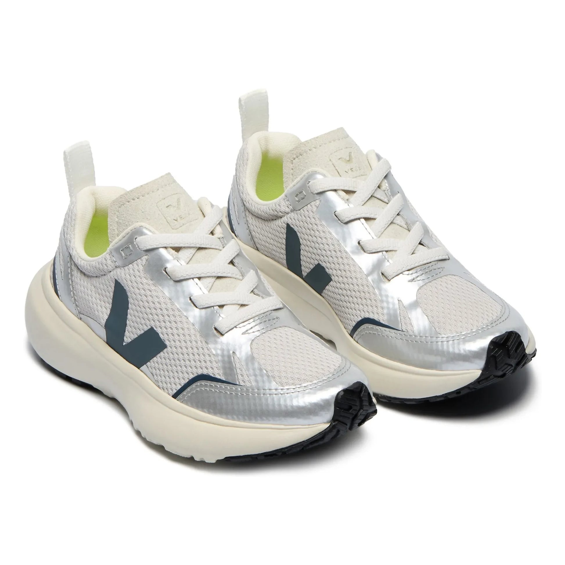 Veja - Canary Lace-up Sneakers | Silver