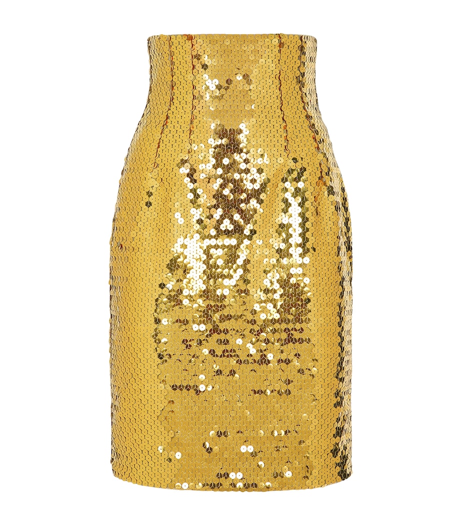 Dolce & Gabbana Multi Sequinned Mini Skirt