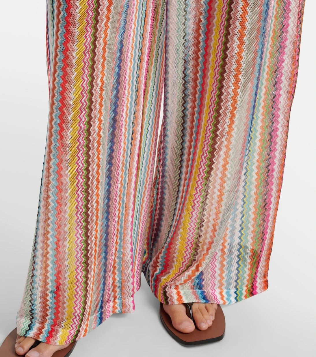 Missoni - Zigzag palazzo pants
