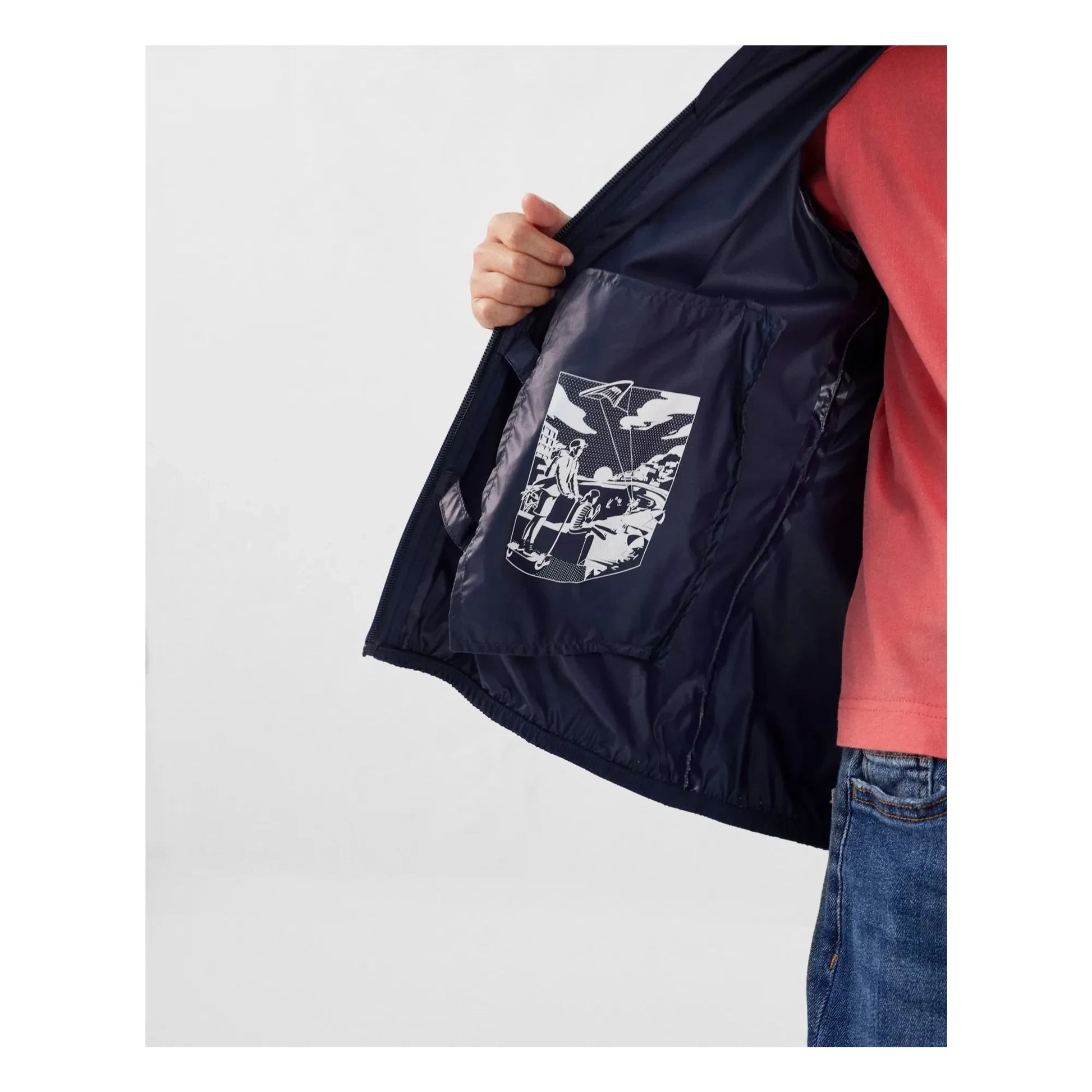 Jott - Coupe Vent Arran | Navy blue