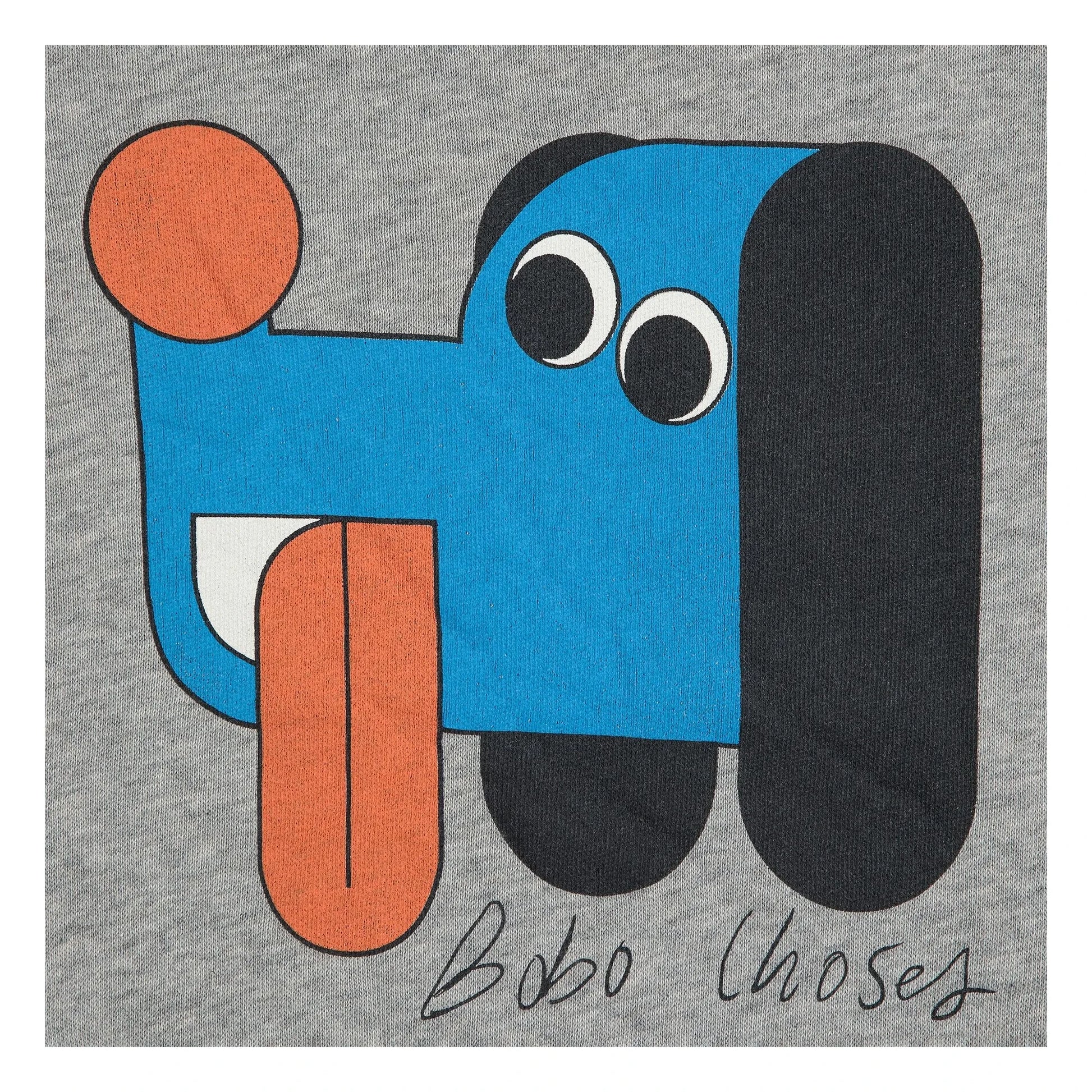 Bobo Choses - Sweat Dog Organic Cotton | Heather grey