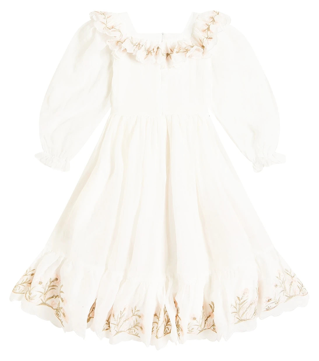 Petite Amalie - Embroidered linen dress