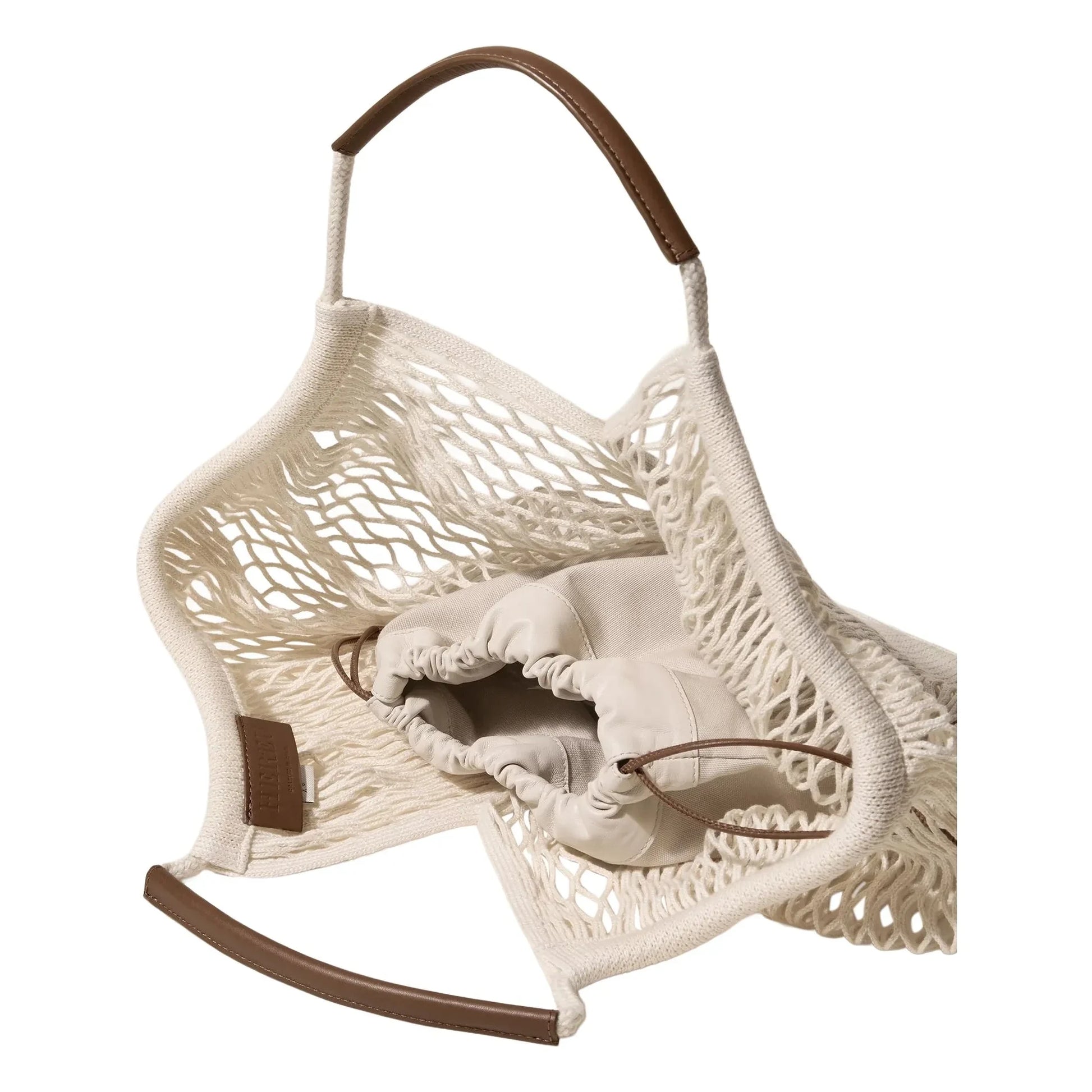 Hereu - Calella Filt bag | Cream