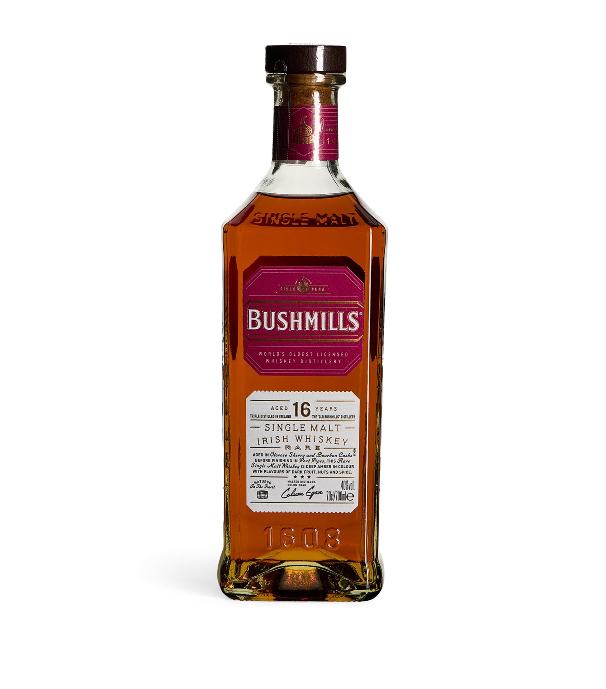 Bushmills 16-Year-Old Single Malt Irish Whisky (70cl)
