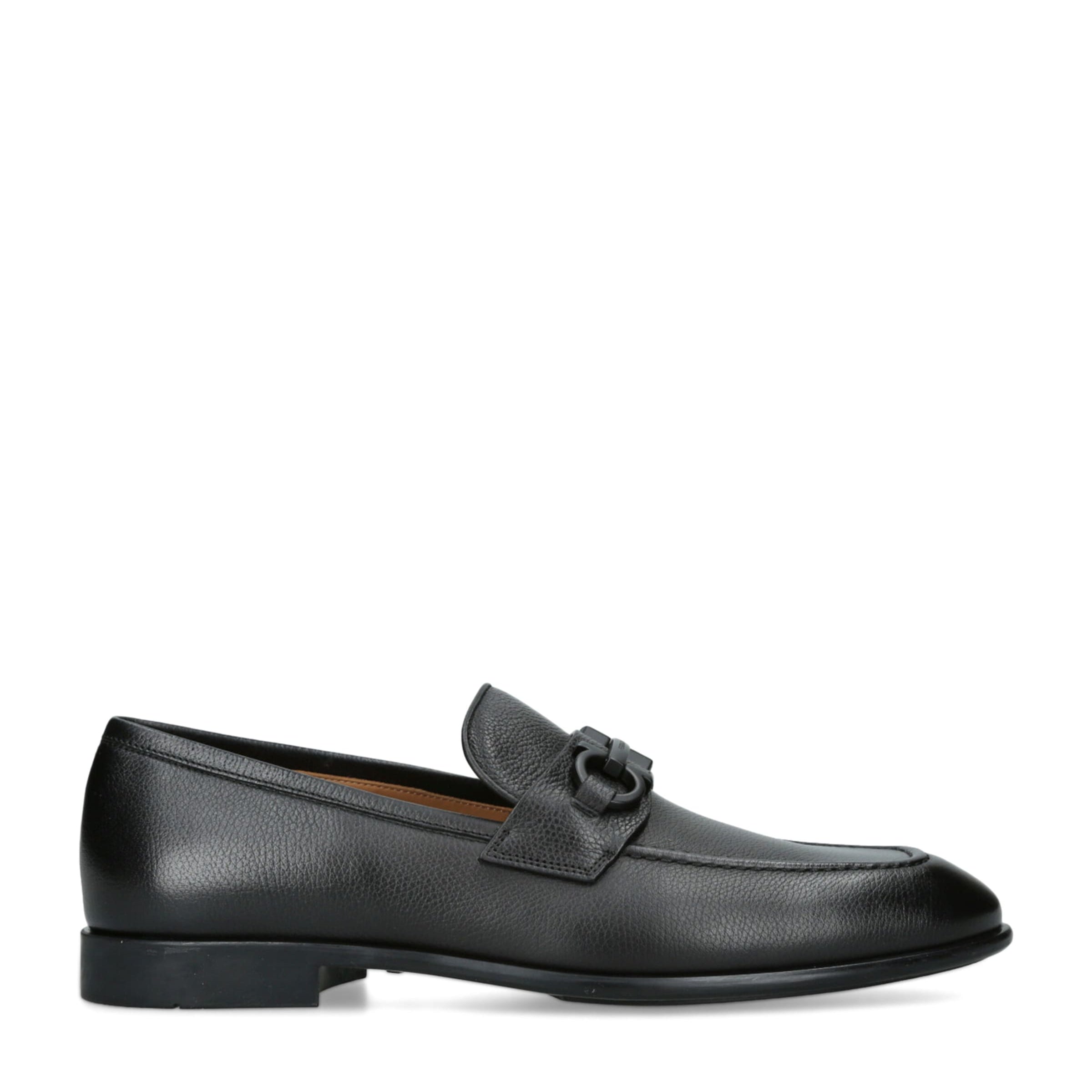 Salvatore Ferragamo Leather Foster Gancho Loafers