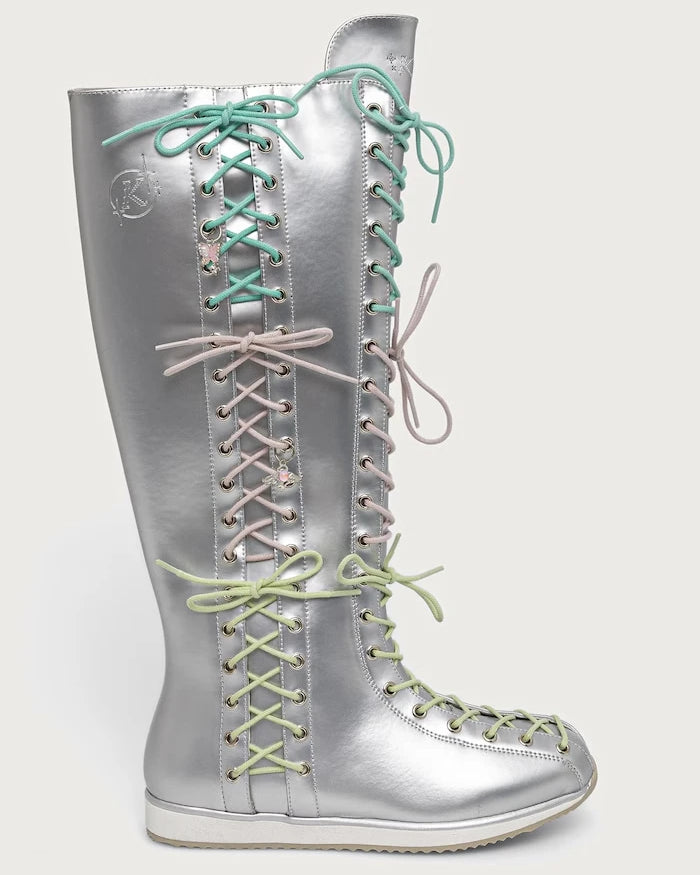 Koi Footwear Numinous Lace Up Charm Uzun Botlar