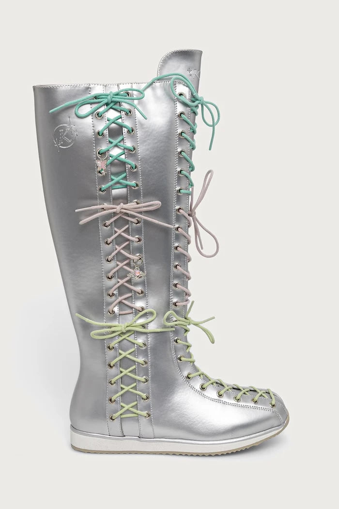 Koi Footwear Numinous Lace Up Charm Uzun Botlar