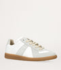 White Leather Replica Sneakers