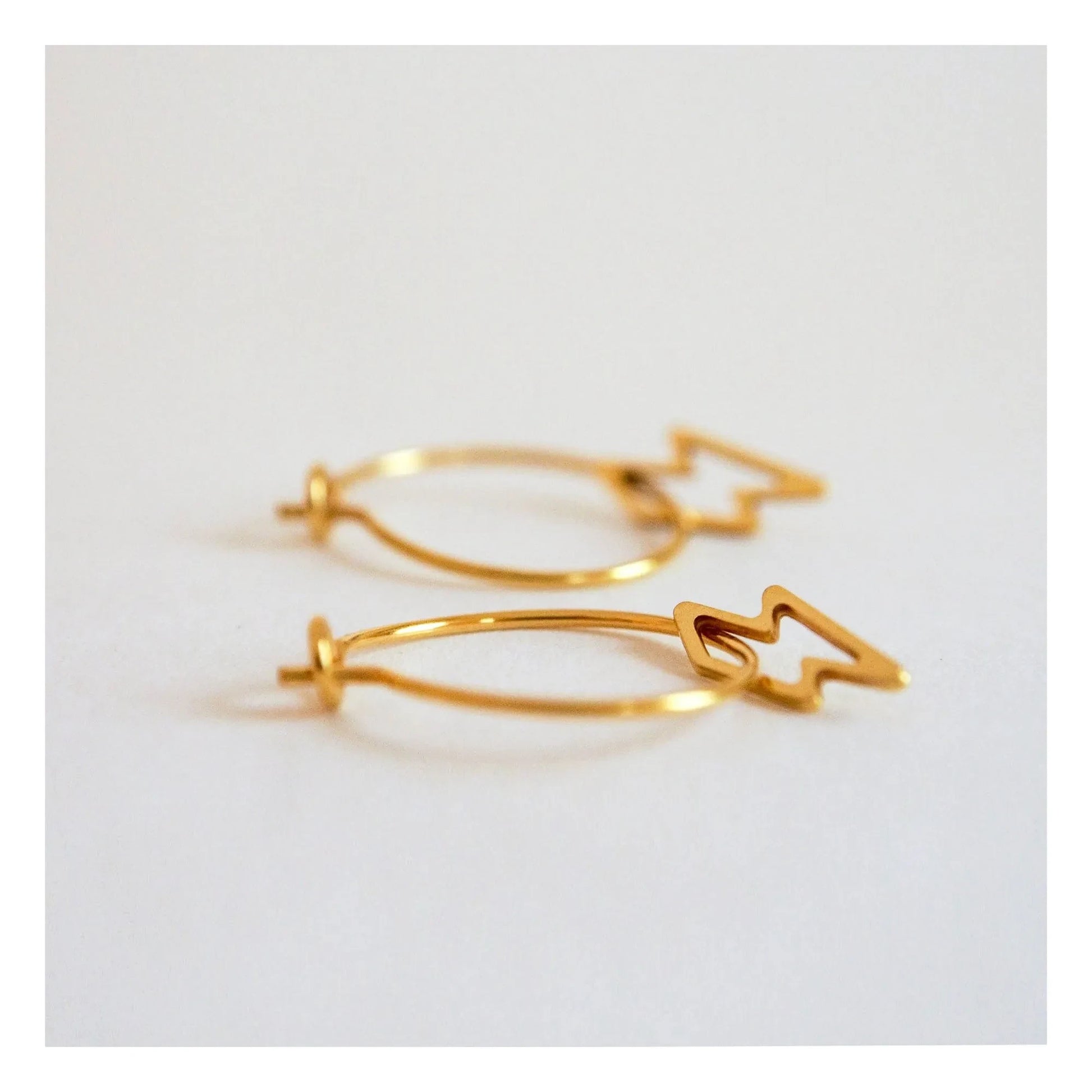Adorabili - Créoles Eclair | Gold