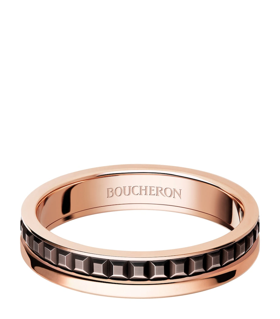 Rose Gold Quatre Classique Wedding Band