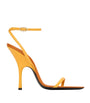 Saint Laurent Yellow Leather Katoucha Sandals 110