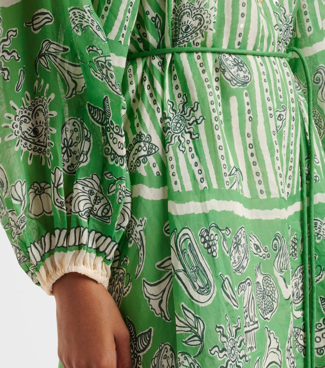 Alémais - Lula printed linen minidress