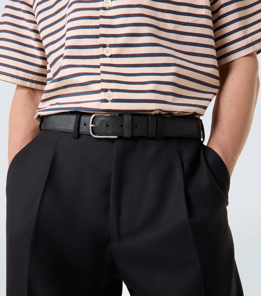 Prada - Saffiano leather belt