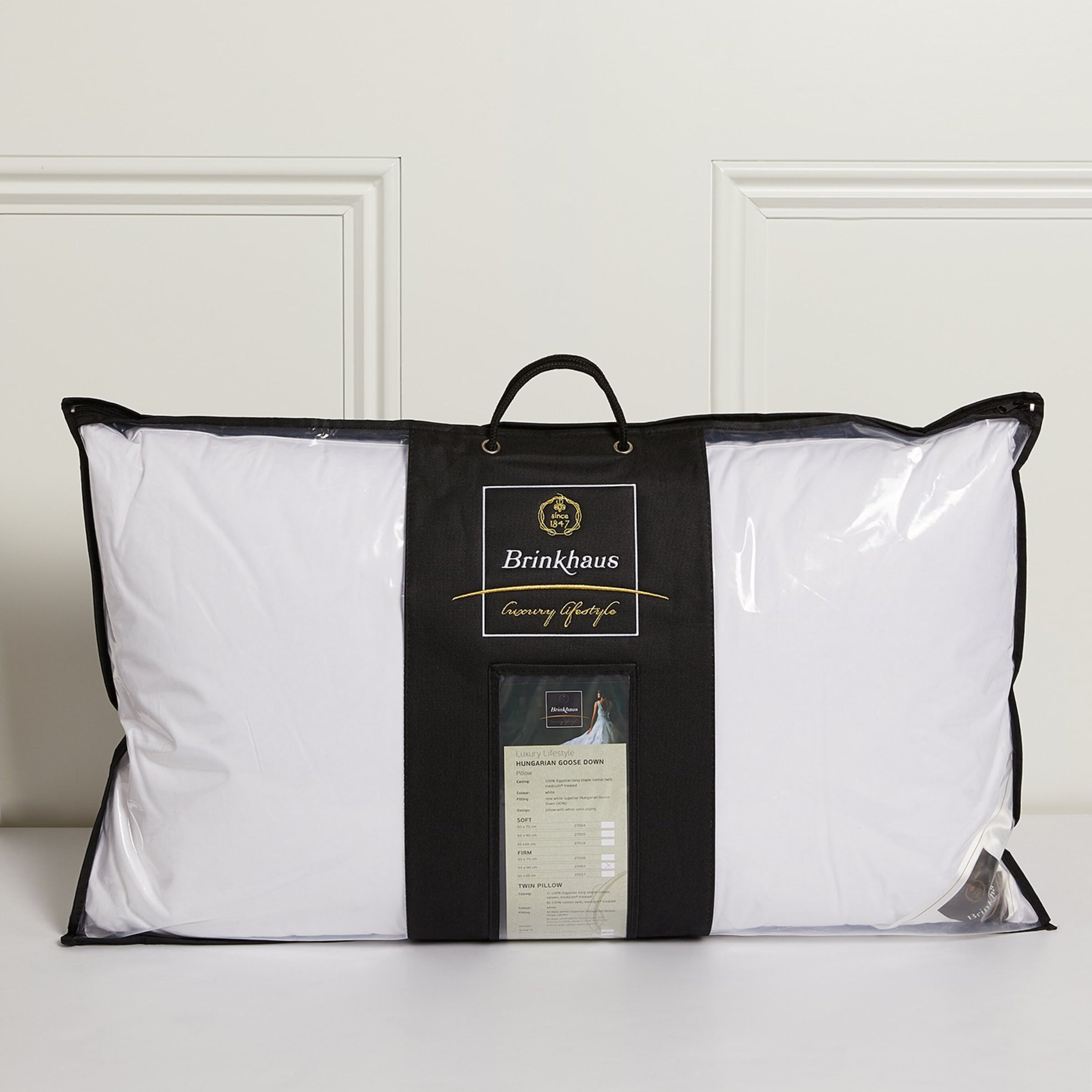 Hungarian Goose Down Firm Pillow (50cm x 90cm)