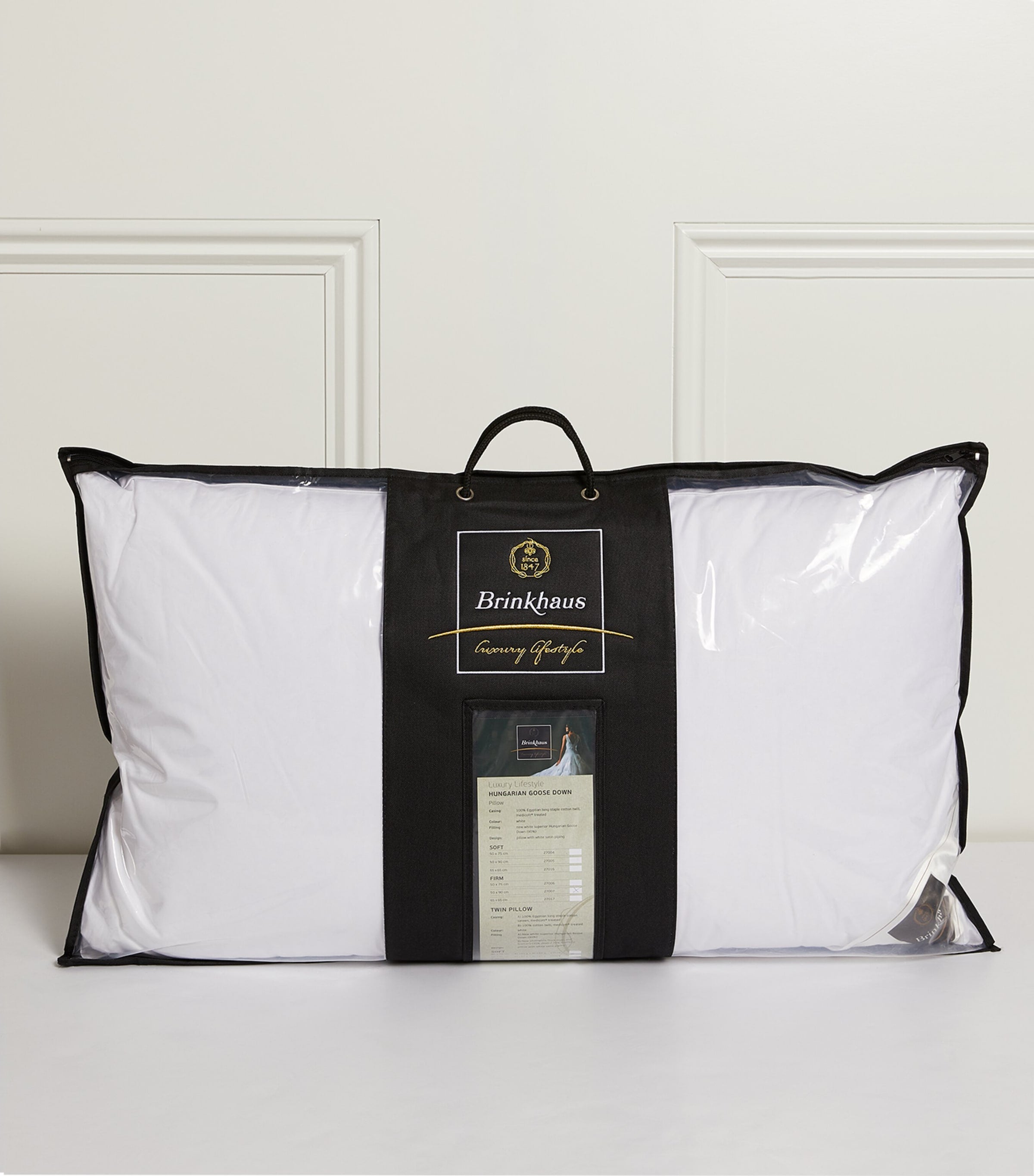 Hungarian Goose Down Firm Pillow (50cm x 90cm)