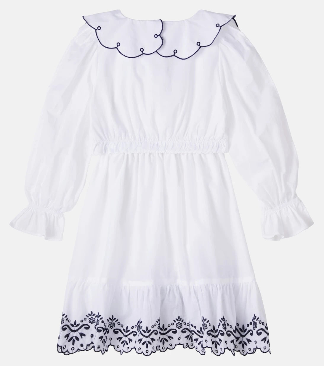 Patachou - Embroidered cotton top and skirt set